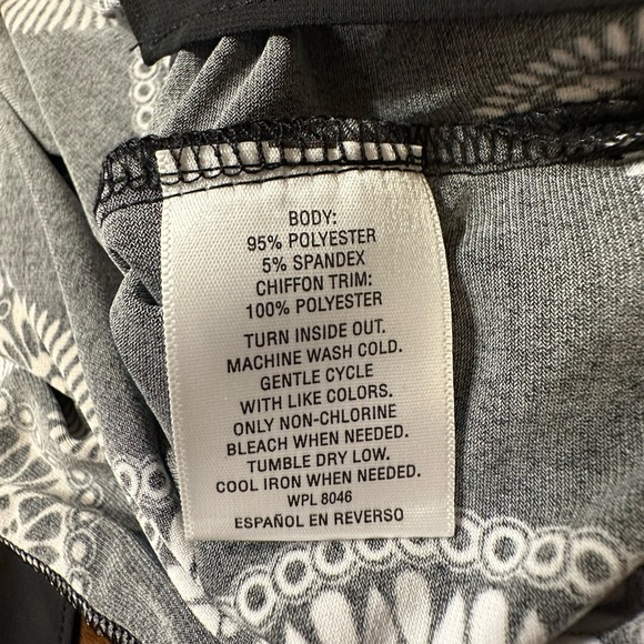 Women’s JM Collection Yellow & Green Floral Knit Top - Size M - NWT - Picture 5 of 6